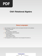 Chapter 01 Relational Algebra