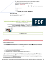 Criblage - Critères de Choix Et Calcul D'un Crible - Calcul D'un Crible - Techniques de L'ingénieur