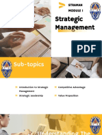Strategic Management: Straman