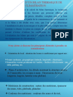 LES ETAPES D'UN BILAN THERMIQUE DE CLIMATISATION (Enregistrement Automatique) (Enregistrement Automatique)