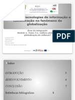 O Papel Das Tecnologias de Informação e Comunicação