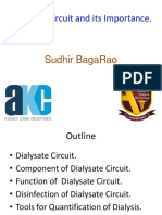 Dialysate Circuit and Its Importance.: Sudhir Bagarao