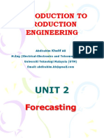 Introduction to Production Engineering Forecasting Techniques