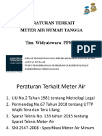Peraturan Terkait Meter Air