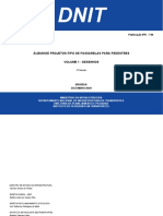 Projetos-tipo de passarelas metálicas para pedestres