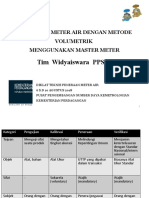 Metode Pengujian Meter Air Metode Master Meter