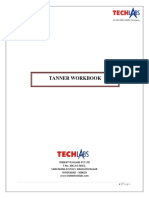 Tanner Workbook: Trident Techlabs PVT LTD F.No. 304,3-6-369/2, Sanathana Ecstacy, Himayath Nagar HYDERABAD - 500029