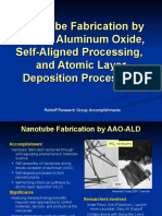 Rubloff - AAO-ALD Nanotubes - Accomplishments