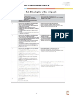 ISE I - Reading Into Writing Scale