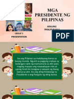 Mga Naging Presidente NG Pilipinas