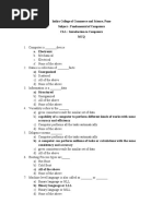 CBSE Class 2 Computers Practice Worksheet | PDF | Input/Output ...