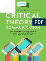 Fuchs2016 Critical Theory of Communication