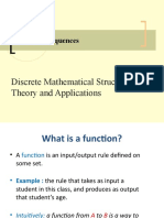 Functions, Sequences: Discrete Mathematical Structures: Theory and Applications