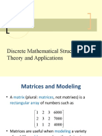 Matrices: Discrete Mathematical Structures: Theory and Applications