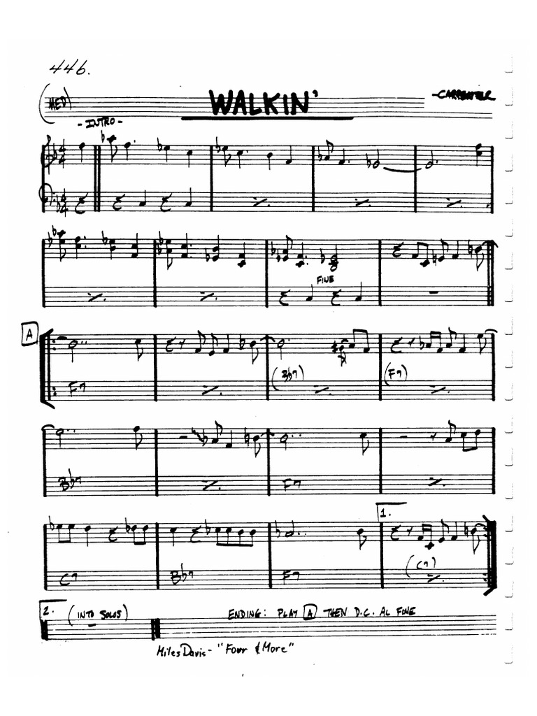 Walkin' | PDF