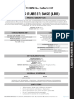 Liquid Rubber Base (LRB) : Technical Data Sheet