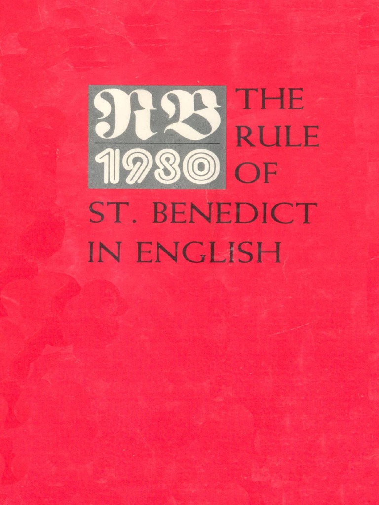 The Rule of St. Benedict PDF