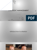 Strategic Management: Santanu Bhadra Iim Raipur