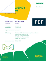 Proficiency Testing Evaluation Guide | PDF | Evaluation | Statistics