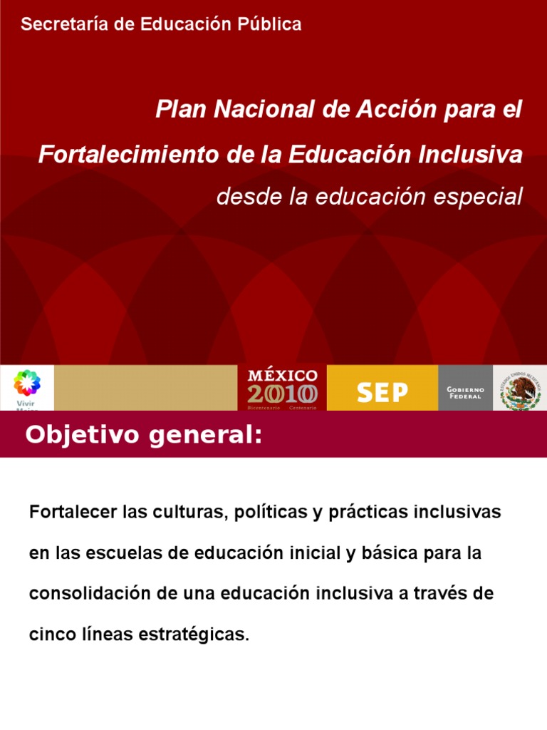 Educación Inclusiva Resumen | PDF | Plan de estudios | Invalidez