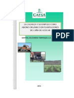 La Cachaza y Su Empleo Como Abono Orgánico en Plantaciones de Caña de Azúcar