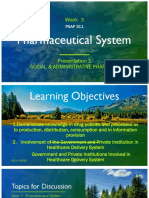 Government and Private Institutions in Pharmaceutical Systems