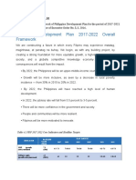 ELECTIVE 104 PDP 2017-2022 Overall Framework
