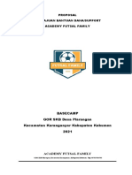 Proposal Academy Futsal