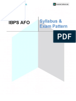 Ibps Afo Syllabus and Exam Pattern