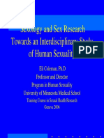Sexology Research Coleman 2006