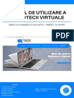 Ghidul de Utilizare A Bibliotecii Digitale Educație Online