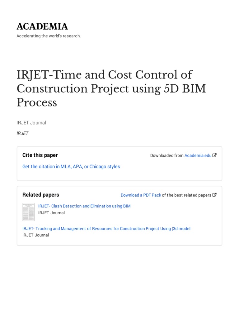 4d 5d Case Study | PDF | Building Information Modeling | Autodesk Revit