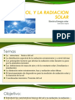 La estructura del sol y la radiación solar