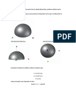 Cálculo del volumen y área de una esfera