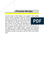 The Passion Recipe