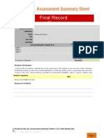 SITXFSA002 Student Assessment Workbook