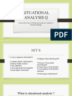 Situational Analysis Q: Discuss The Scope of Situational Analysis in Relation To Business Strategy