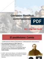 Unidad 3 Corrientes Filosóficas Contemporáneas Todo Desde Comte