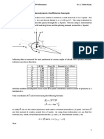 Aerodynamic Coefficients Example: Find The Resultant Aerodynamic Force Vector Function of