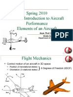 Spring 2010 AE172: Introduction To Aircraft Performance Elements of An Aircraft