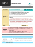 Business: BSB40320 Certificate IV in Entrepreneurship and New