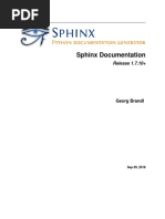 WWW Sphinx Doc Org en 1.7