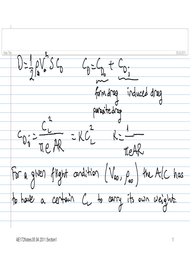 AE172Notes 05 04 2011 Section1 | PDF