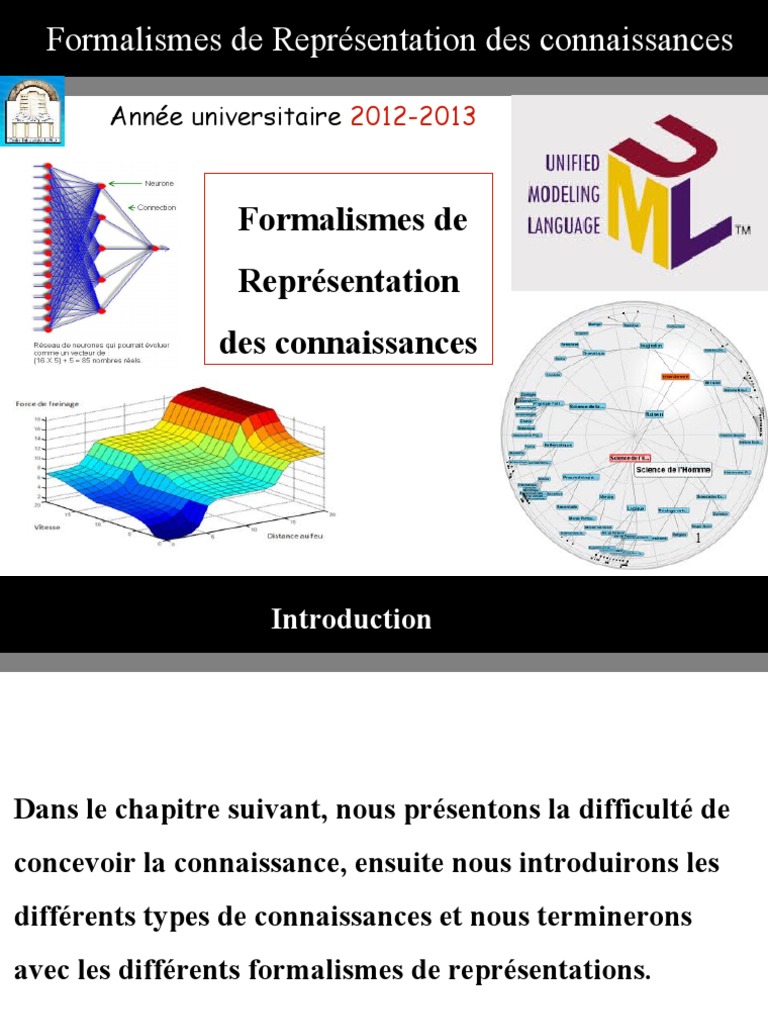 Représentation des connaissances en SE | PDF | Logique mathématique ...
