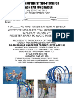 Ball Tournament 2011 Registration Form