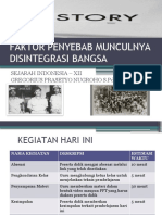 Sejarah Indonesia - Konsep Disintegrasi Bangsa - Kelas XII