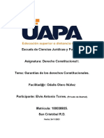 Derecho Constitucional I, Tarea VI.