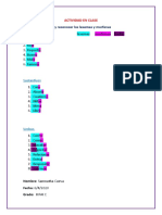 ACTIVIDAD EN CLASE