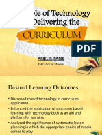 The Role of Technology in Delivering Curriculum