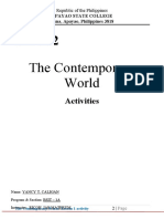 The Contemporary World: Activities